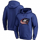 Columbus Blue Jackets Blue All Stitched Pullover Hoodie,baseball caps,new era cap wholesale,wholesale hats